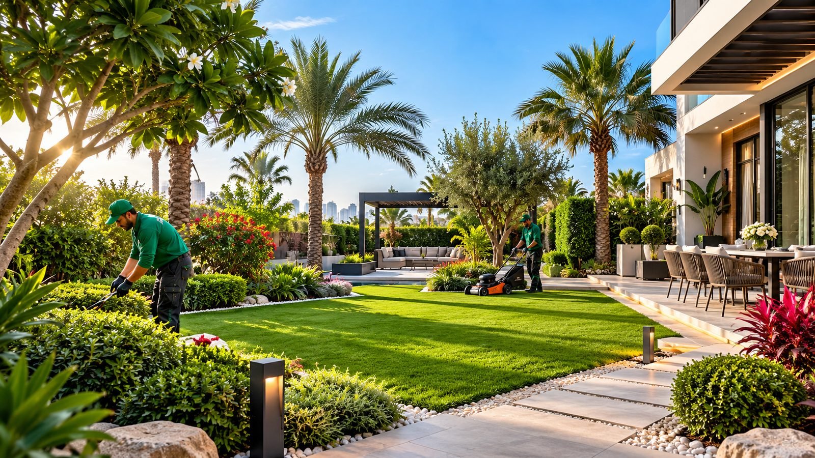 Outdoor Hard Landscaping in Dubai: Best Design Ideas for Villas and Gardens