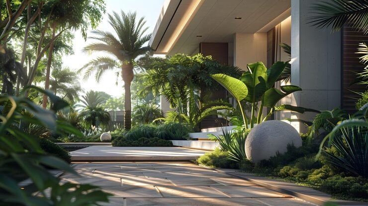 Villa Garden Design in Dubai: From Empty Space to Green Paradise